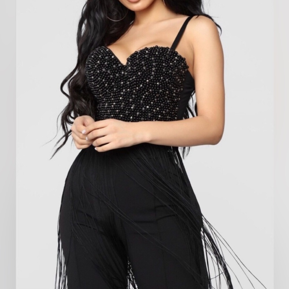 CENTER STAGE CORSET TOP - BLACK